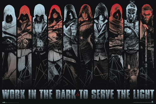 Grupo Erik GPE5501 Assassins Creed Work In The Dark Affiche 91,5X61cm | Yourdecoration.fr