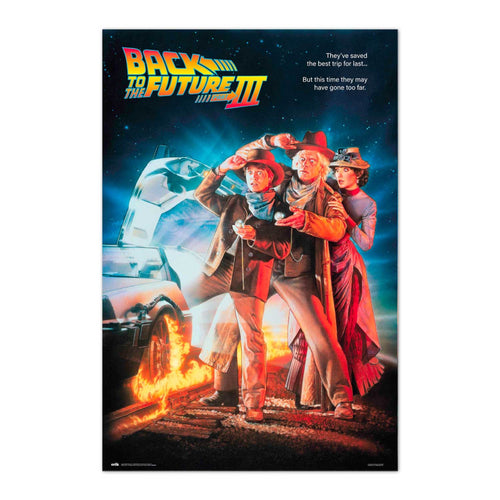 Grupo Erik GPE5560 Back To The Future 3 Affiche 61X91,5cm | Yourdecoration.fr