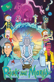 grupo erik gpe5609 rick and morty season 4 affiche poster 61x91-5 cm | Yourdecoration.fr