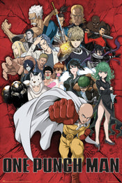 Grupo Erik Gpe5622 One Punch Man Heroes Affiche Poster 61x91 5cm | Yourdecoration.fr