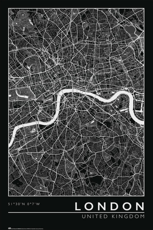 Grupo Erik Gpe5634 London City Map Affiche Poster 61x91 5cm | Yourdecoration.fr