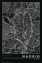 Grupo Erik Gpe5635 Madrid City Map Affiche Poster 61x91 5cm | Yourdecoration.fr