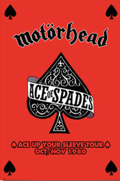 grupo erik gpe5710 motorhead ace up your sleeve tour affiche poster 61x91-5 cm | Yourdecoration.fr