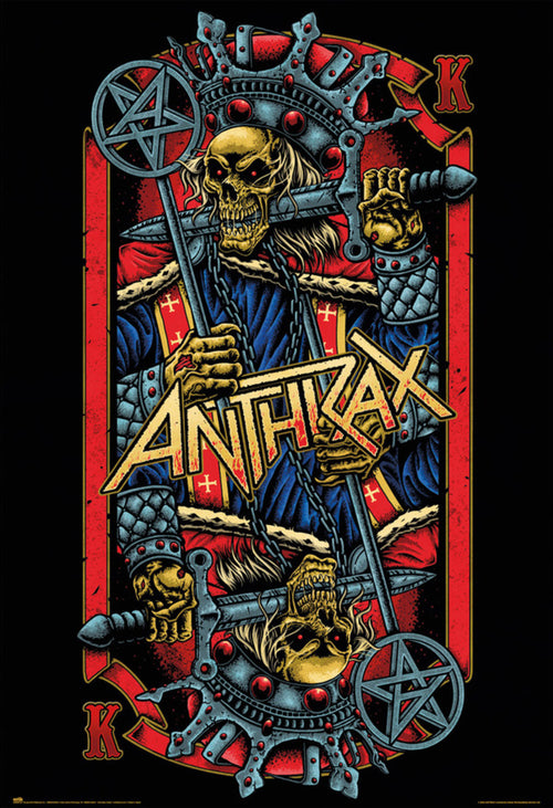 grupo erik gpe5714 anthrax evil kings affiche poster 61x91 5cm | Yourdecoration.fr