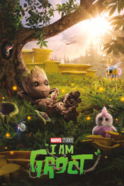 grupo erik gpe5716 marvel groot chill time affiche poster 61x91-5 cm | Yourdecoration.fr