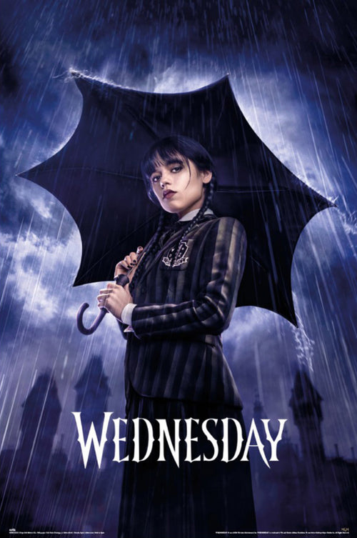 grupo erik gpe5735 wednesday umbrella affiche affiche poster 61x91 5cm | Yourdecoration.fr