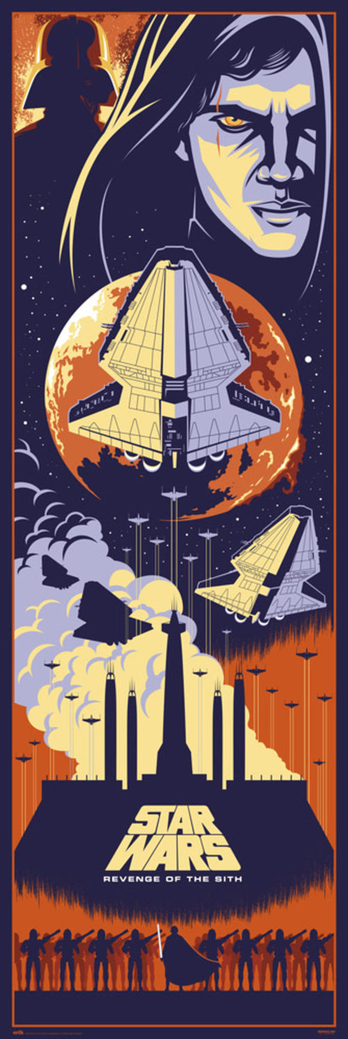 Grupo Erik PPGE8062 Star Wars Episode Iii Affiche 53X158cm | Yourdecoration.fr