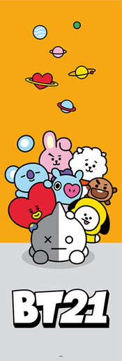 Grupo Erik PPGE8082 Bt21 Characters Affiche 53X158cm | Yourdecoration.fr