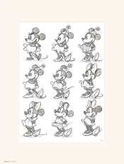 Grupo Erik Disney Minnie Sketch Affiche Art 30X40cm | Yourdecoration.fr