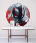 Komar Avengers Painting Ant Man Papier Peint Adhésif 128x128cm Rond ambiance | Yourdecoration.fr