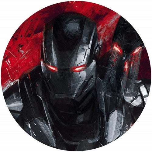 Komar Avengers Painting War Machine Papier Peint Adhésif 125x125cm Rond | Yourdecoration.fr