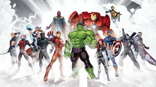 Komar Avengers Unite Papier Peint Intissé 500x280cm 10 bandes | Yourdecoration.fr