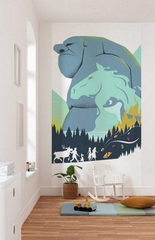 Komar Frozen Adventure Papier Peint Intissé 150x280cm 3 bandes ambiance | Yourdecoration.fr