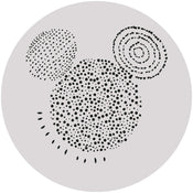 Komar Intisse Papier Peint Dd1 040 Mickey Stipple Art | Yourdecoration.fr