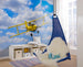 Komar Intisse Papier Peint Iangx8 018 Biplane Interieur | Yourdecoration.fr