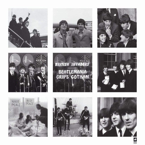 British Pathe  Beatlemania Grips Gotham affiche art 70x70cm | Yourdecoration.fr