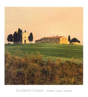 Elisabeth Carmel  Evening Light, Tuscany affiche art 45x50cm | Yourdecoration.fr