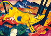 Franz Marc  Die gelbe Kuh affiche art 29.7x21cm | Yourdecoration.fr