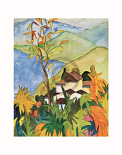 Hermann Hesse  Dorf Ã¼ber dem See affiche art 56x71cm | Yourdecoration.fr