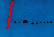 Joan Miro  Bleu II affiche art 100x70cm | Yourdecoration.fr