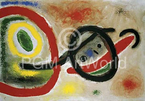 Joan Miro  Femme III affiche art 80x60cm | Yourdecoration.fr