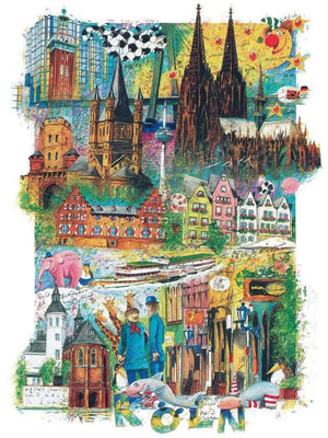 Klaus D. Schiemann  KÃ¶ln affiche art 60x80cm | Yourdecoration.fr