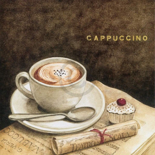 Mepas G.P.  Cappuccino affiche art 40x40cm | Yourdecoration.fr