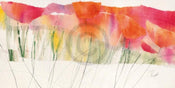 Marta Peuckert  Modern Poppy I affiche art 21x21cm | Yourdecoration.fr