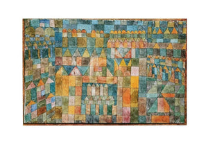 Paul Klee  Quartiere affiche art 80x60cm | Yourdecoration.fr