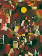 Paul Klee  Der Vollmond affiche art 60x80cm | Yourdecoration.fr