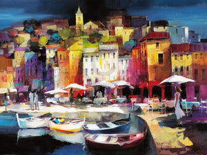 Willem Haenraets  Seaport Town II affiche art 80x60cm | Yourdecoration.fr