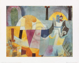 Paul Klee  Landscape with black columns affiche art 50x40cm | Yourdecoration.fr