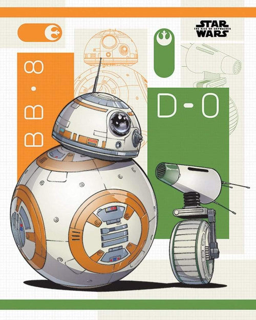 Pyramid Star Wars The Rise of Skywalker BB 8 and D 0 Affiche 40x50cm | Yourdecoration.fr