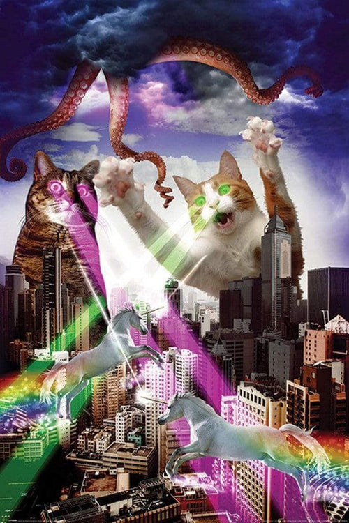 Pyramid Apocalypse Meow Affiche 61x91,5cm | Yourdecoration.fr