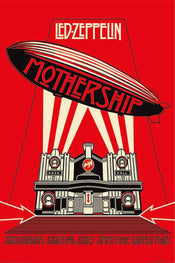 pyramid pp34445 led zeppelin mothership red affiche poster 61x91 5cm | Yourdecoration.fr