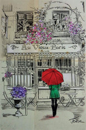 Pyramid Loui Jover Au Vieux Paris Affiche 61x91,5cm | Yourdecoration.fr