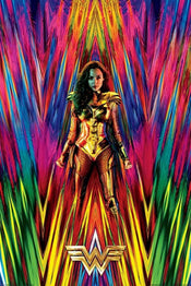 Pyramid Wonder Woman 1984 Neon Static Affiche 61x91,5cm | Yourdecoration.fr