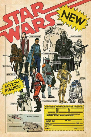 Pyramid Star Wars Action Figures Affiche 61x91,5cm | Yourdecoration.fr