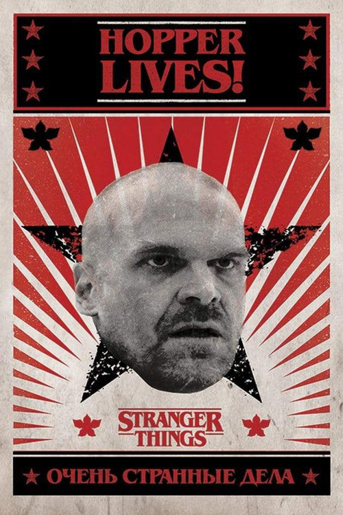 Pyramid Stranger Things Hopper Lives Affiche 61x91,5cm | Yourdecoration.fr