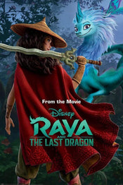 Pyramid Raya and the Last Dragon Warrior in the Wild Affiche 61x91,5cm | Yourdecoration.fr