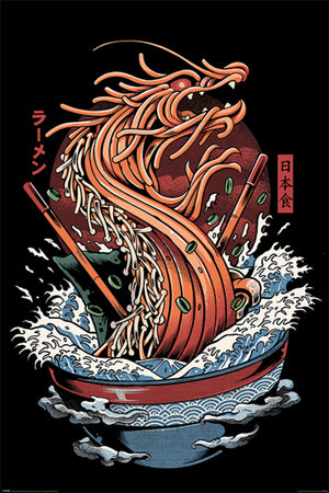 Pyramid PP34788 Ilustrata Dragon Ramen Affiche Poster 61X91 5cm | Yourdecoration.fr