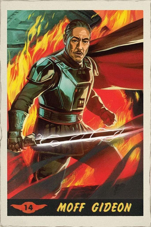 Pyramid Star Wars The Mandalorian Moff Gideon Card Affiche 61x91,5cm | Yourdecoration.fr