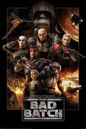 Pyramid Star Wars The Bad Batch Montage Affiche 61x91,5cm | Yourdecoration.fr