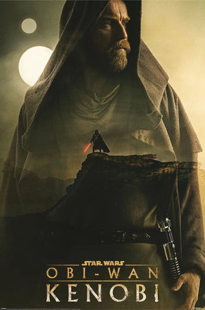 pyramid pp34969 star wars obi wan kenobi light vs dark affiche poster 61x91,5cm | Yourdecoration.fr