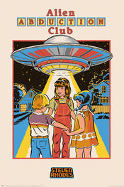 Pyramid PP35013 Steven Rhodes Alien Abduction Club Affiche Art | Yourdecoration.fr