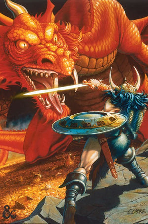 Pyramid Pp35193 Dungeons And Dragons Classic Red Dragon Battle Affiche Poster 61x91 5cm | Yourdecoration.fr