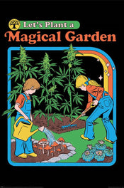 pyramid pp35199 steven rhodes lets plant a magical garden poster 61x91-5cm | Yourdecoration.fr