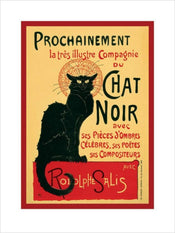 Pyramid Chat Noir affiche art 60x80cm | Yourdecoration.fr