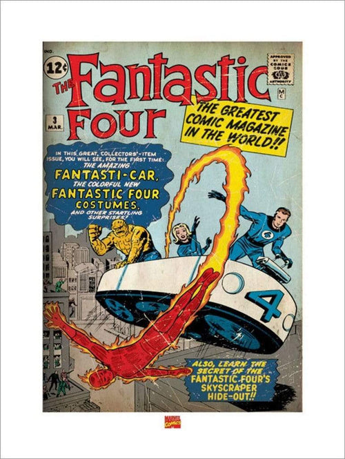 Pyramid Fantastic Four Cover affiche art 60x80cm | Yourdecoration.fr