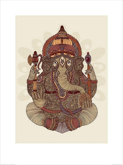 Pyramid Valentina Ramos Ganesha affiche art 60x80cm | Yourdecoration.fr